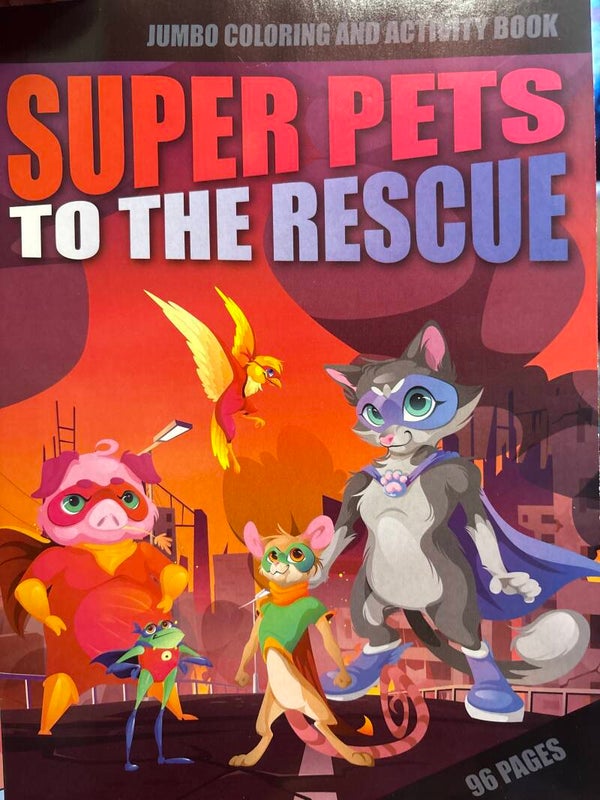 DC Super Pets Coloring Activity Book - Super Pets to the Rescue
