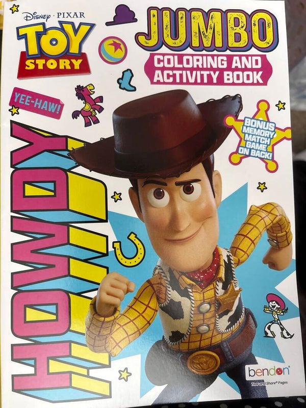 Disney Toy Story Coloring Activity book -  Yee-Haw! Howdy