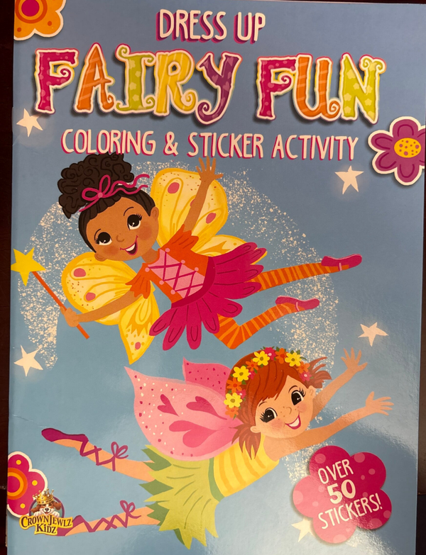 Dress Up Coloring and Sticker Activity Book - Fairy Fun