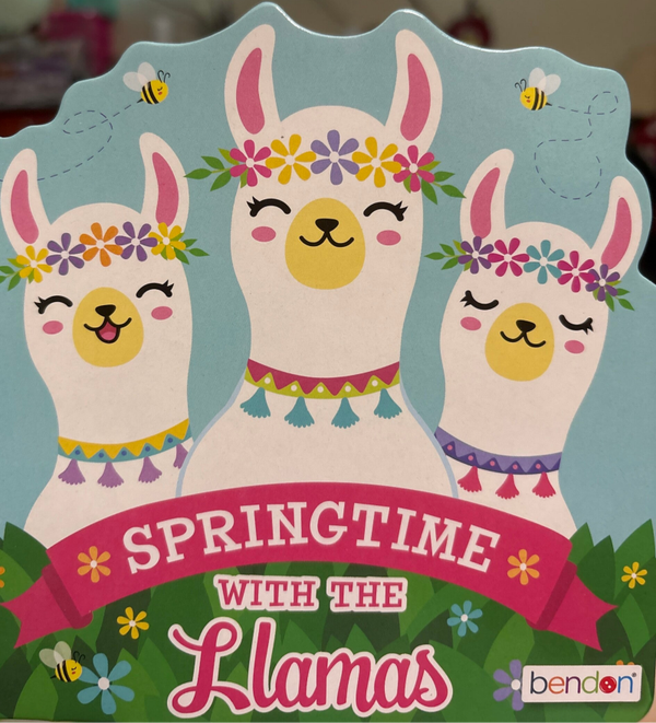 Springtime with the Llamas board book