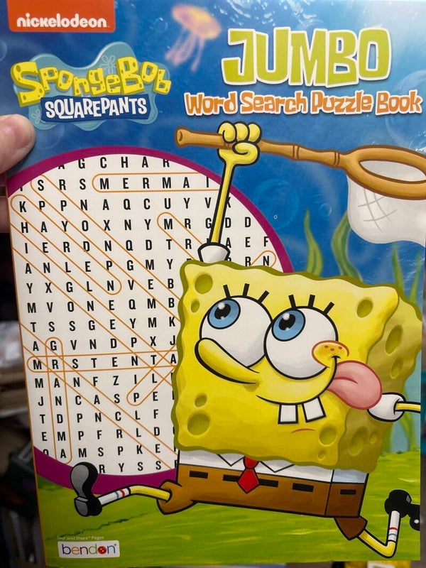 Spongebob Squarepants Jumbo Word Search Puzzle Book