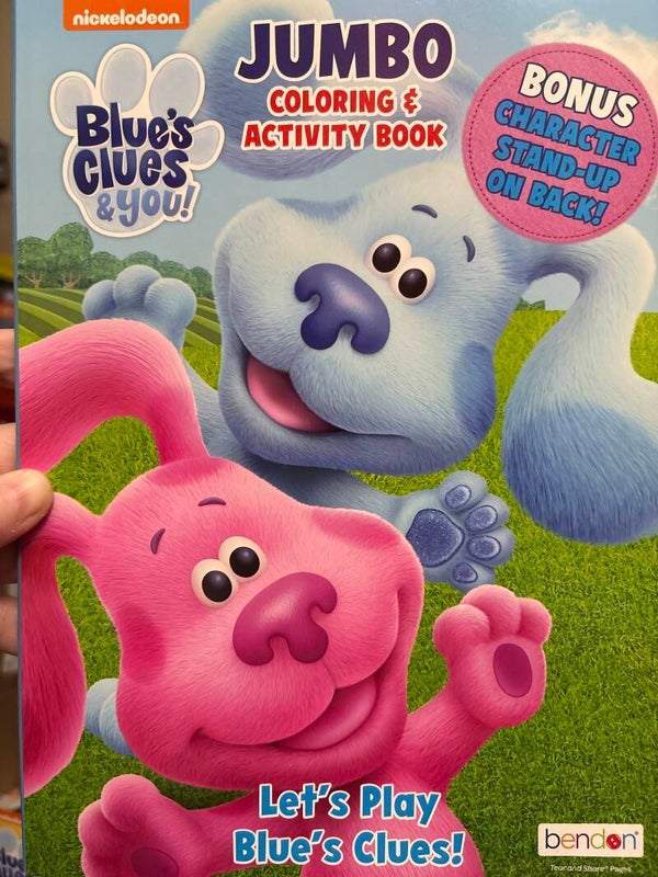 Blue’s Clues & You Where’s Blue? Jumbo Coloring & Activity Book