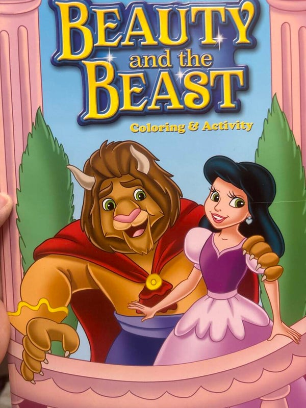 Beauty and the Beast Coloring and Activity Book