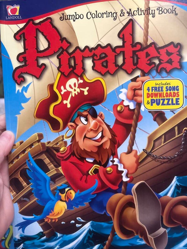 Pirates Coloring and Activity Book