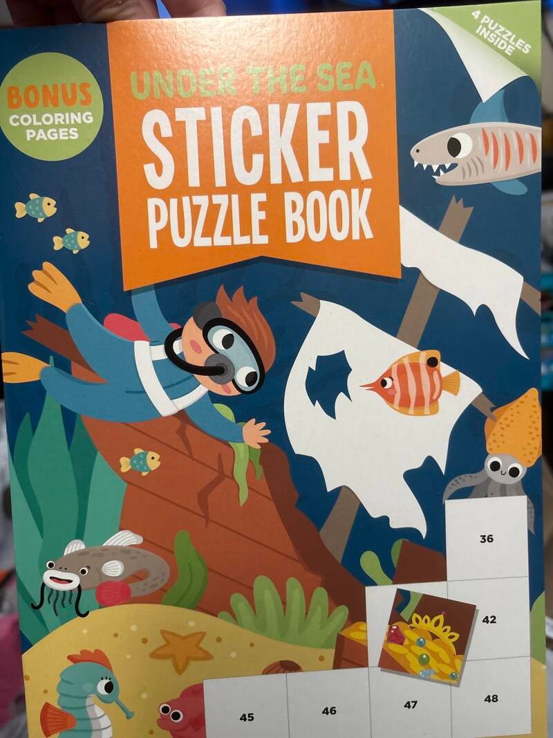 Sticker Puzzle Books | Learning Made Fun With Maestra Casiano