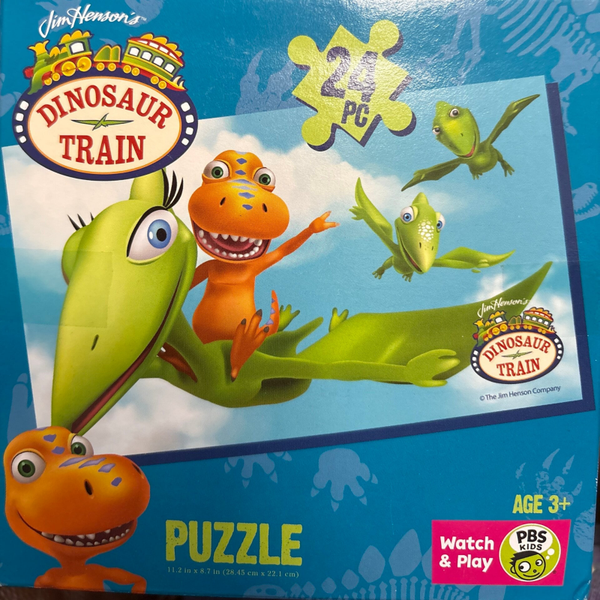 PBS Dinosaur Train Jigsaw Puzzle (24 pieces) - Buddy with Pterodactyls