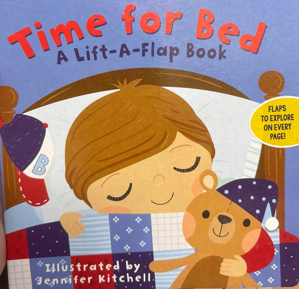 Time for Bed lift-a-flap board book