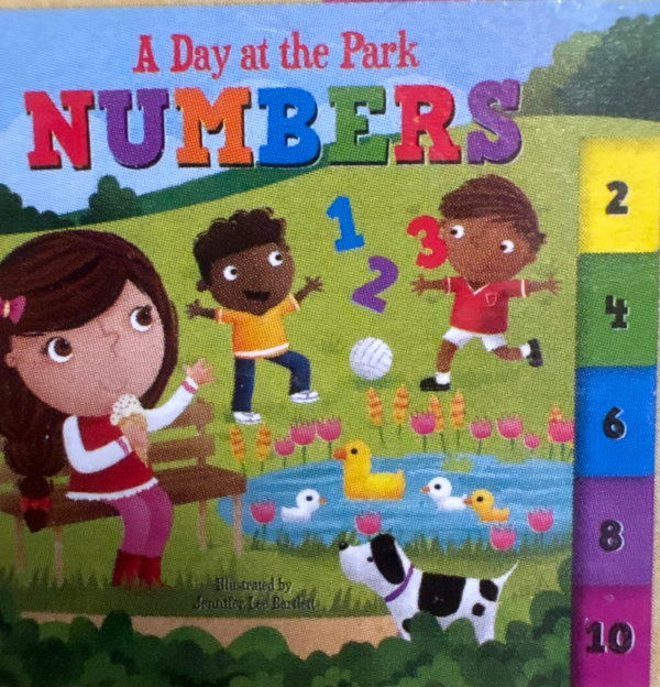 A Day at the Park tabbed board book - Numbers
