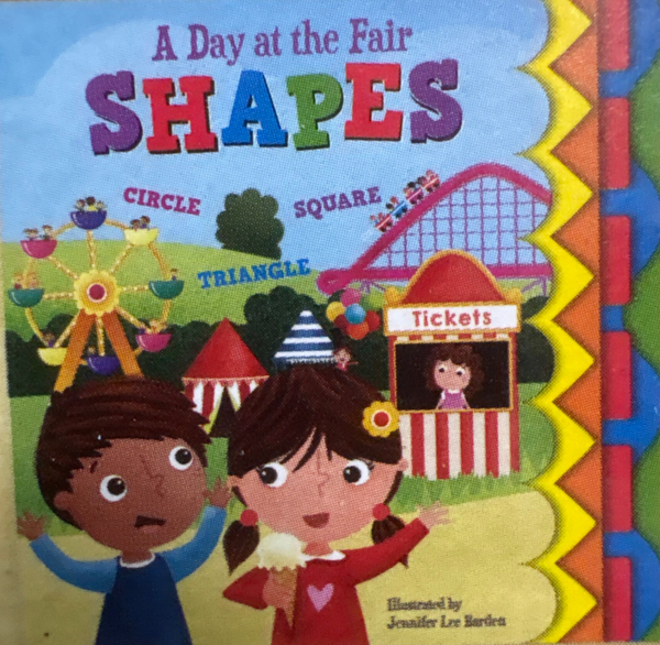 A Day at the Fair tabbed board book - Shapes