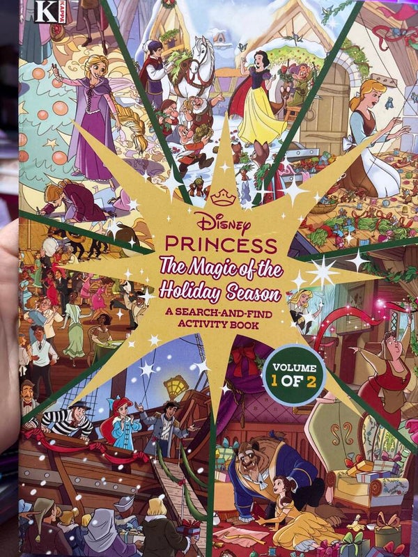 Disney Princess The Magic of the Holiday Season Search and Find activity book