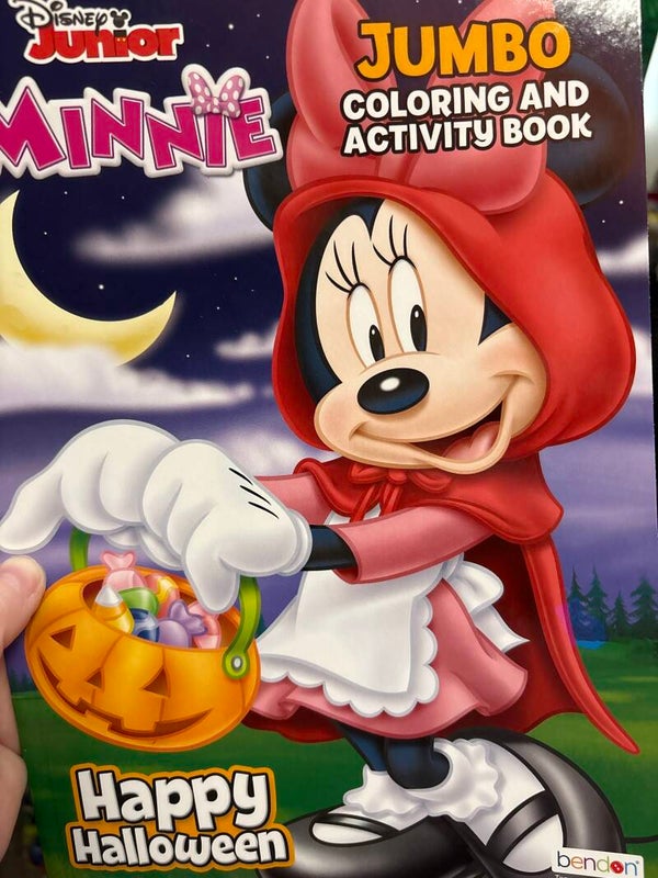 Disney Junior Minnie Mouse Coloring and Activity Book - Happy Halloween