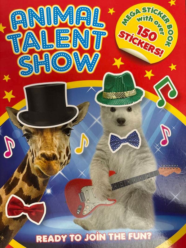 Animal Talent Show Sticker Activity Book
