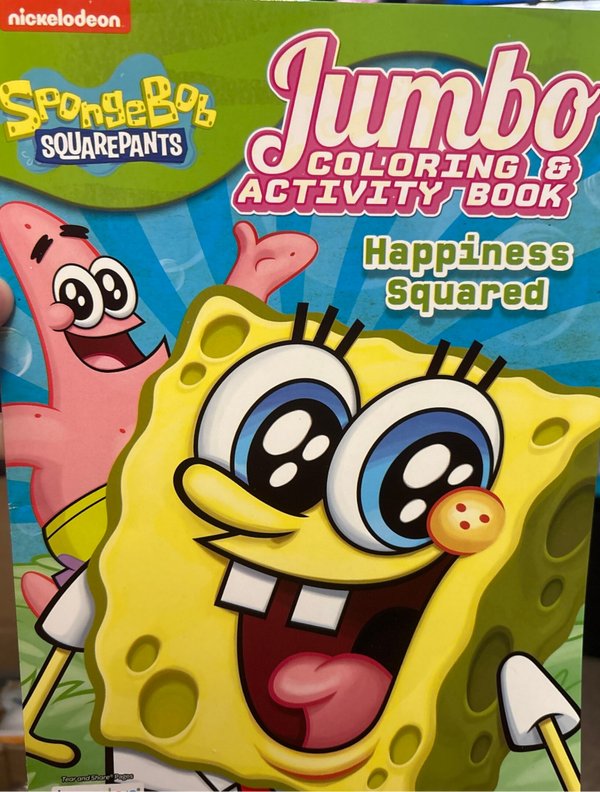 Spongebob Coloring Activity Book - Happiness Squared