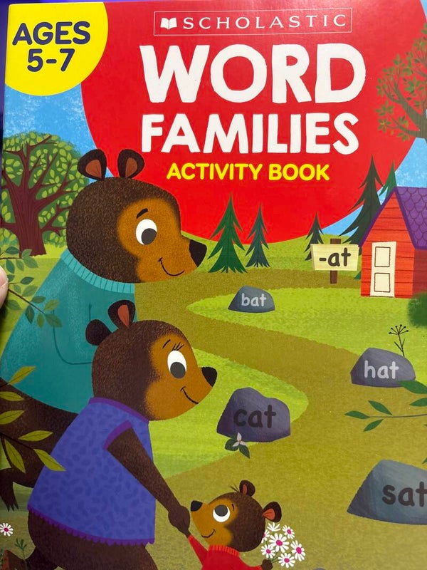 Scholastic Word Families Activity Book