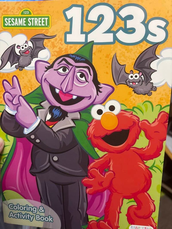 Sesame Street Coloring Activity Book - 123s