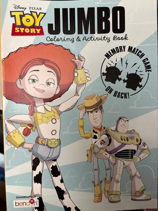 Disney Toy Story Coloring Activity book - Jessie cover