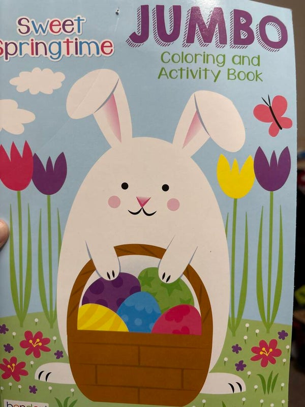 Sweet Springtime Easter and Springtime Activity Coloring Book -
