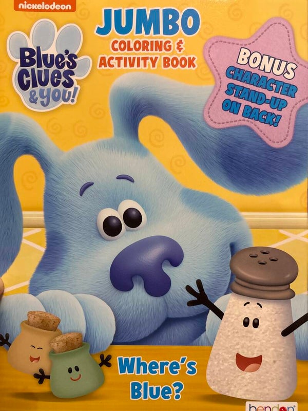 Blue’s Clues & You Where’s Blue? Jumbo Coloring & Activity Book