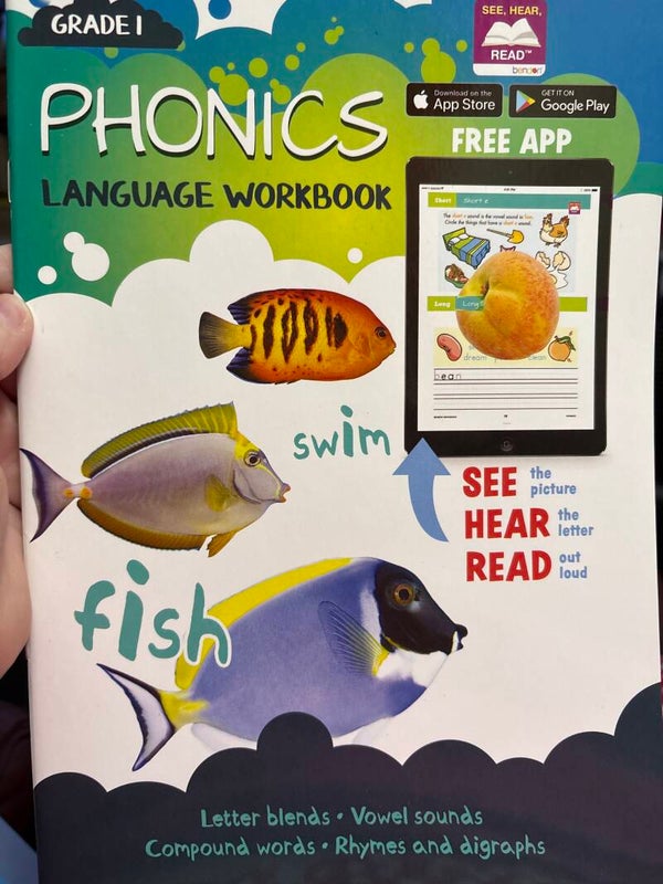 Phonics Language Workbook - See, Hear, Read (Grade 1)