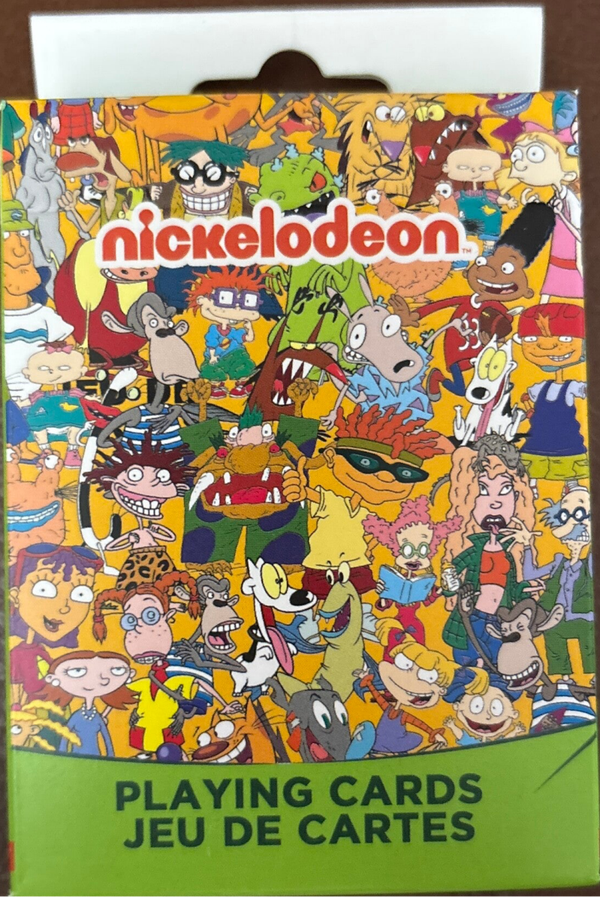 Nickelodeon Characters playing cards