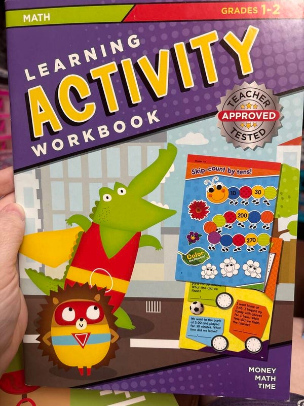 Learning Activity Workbook - Math (Grades 1-2)