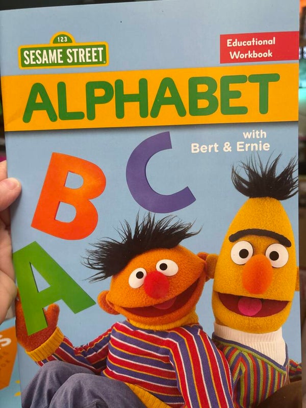 Sesame Street Educational Workbook - Alphabet with Bert and Ernie