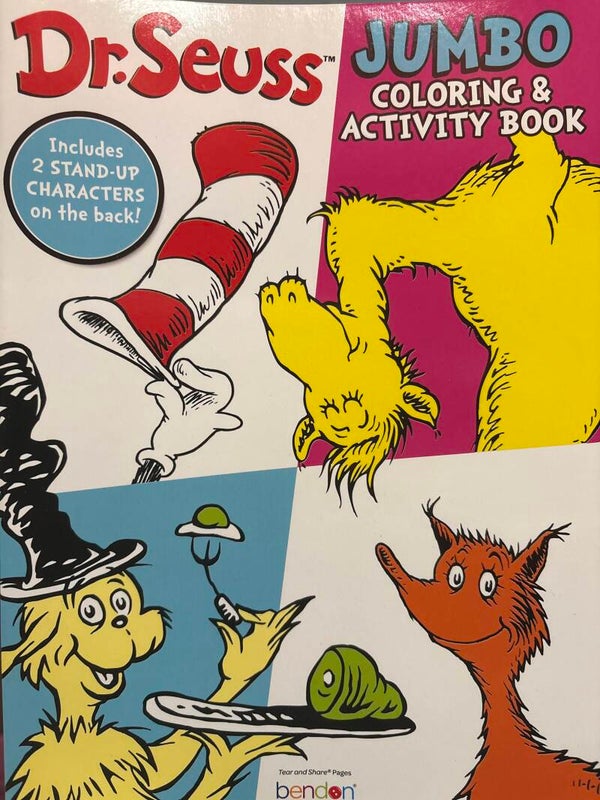 Dr. Seuss Coloring Activity Coloring Book - Classic Characters