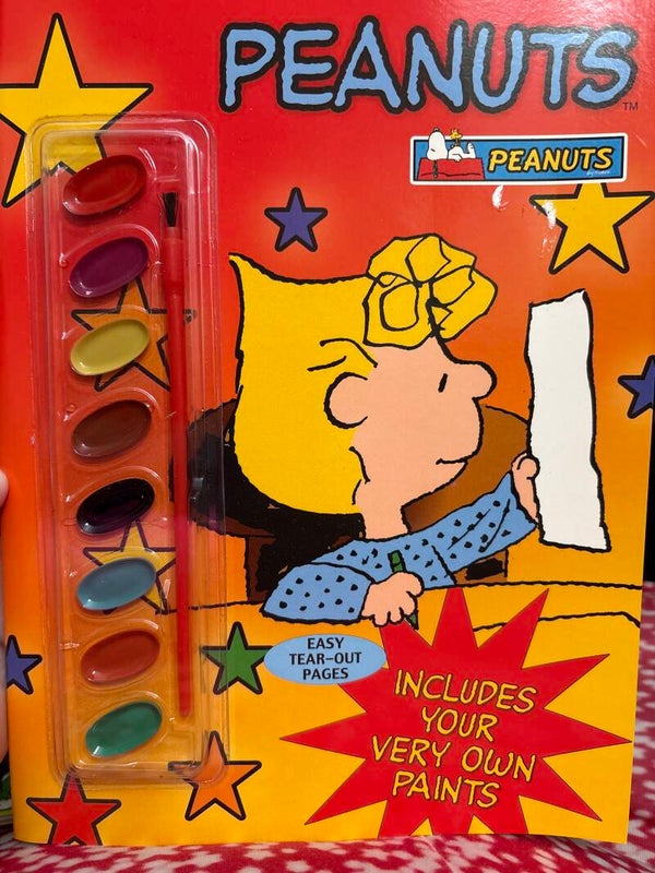 Peanuts Coloring and Activity Water Painting Book