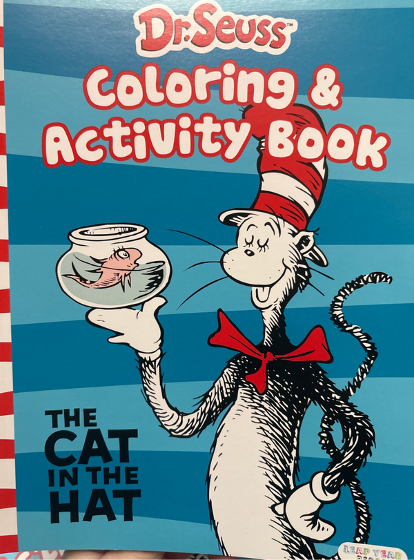 Dr. Seuss Coloring Activity Coloring Book - The Cat in the Hat