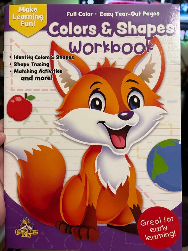 Colors and Shapes Make Learning Fun Activity Workbook
