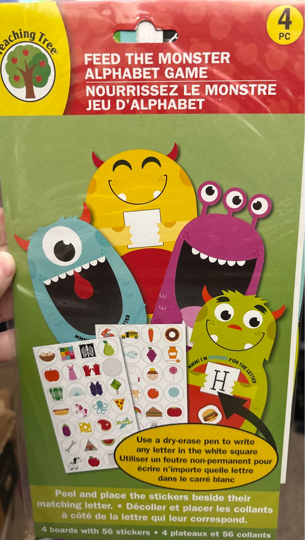 Feed the Monster Alphabet Game
