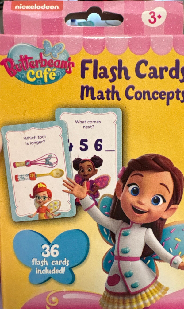 Butterbean’s Cafe Math Concepts Flash Cards - Math Practice