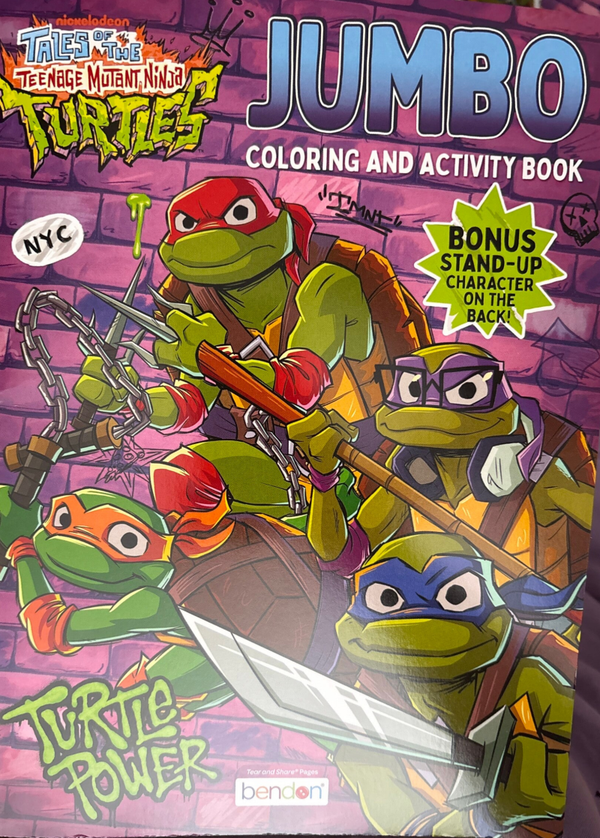 Teenage Mutant Ninja Turtles Coloring Activity Book - Turtle Power