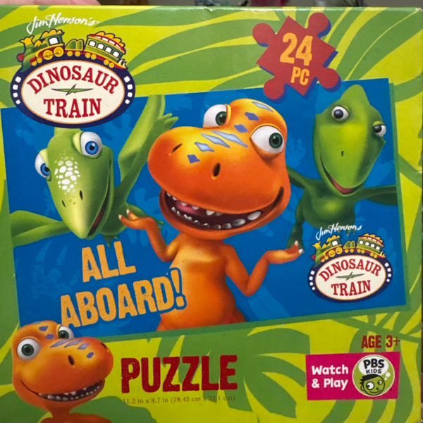 PBS Dinosaur Train Jigsaw Puzzle (24 pieces) - All Aboard
