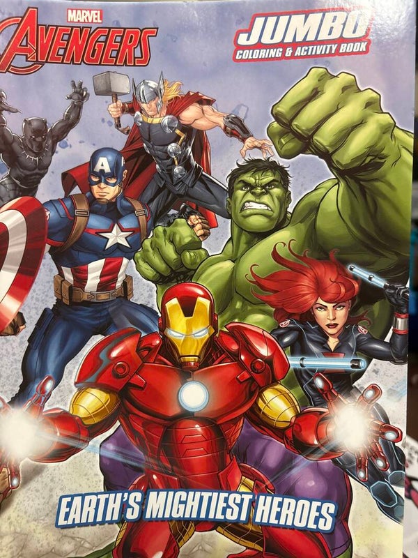 Marvel Avengers Coloring Activity Book - Earth’s Mightiest Heroes