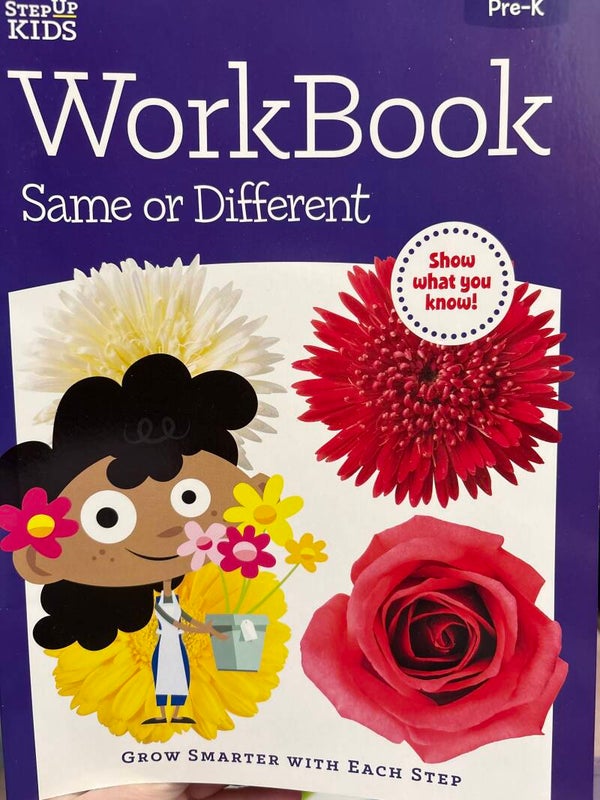 StepUp Kids Same or Different WorkBook