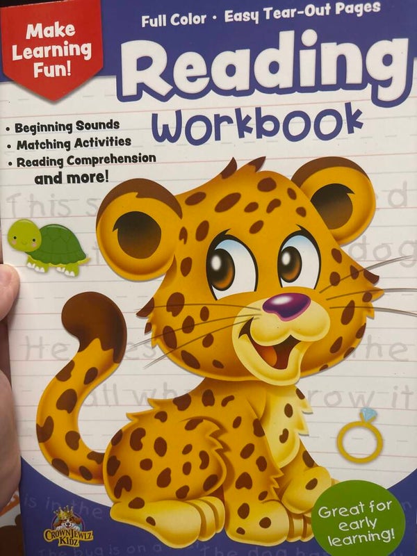 Reading Workbook Make Learning Fun Activity Workbook