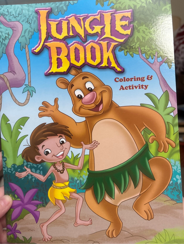 Jungle Book Coloring and Activity Book