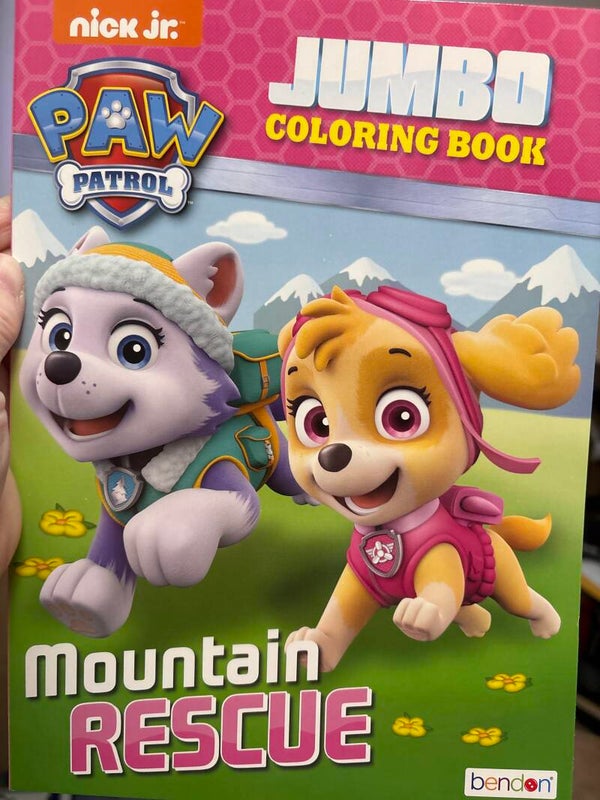 Paw Patrol Coloring Activity Book - Mountain Rescue