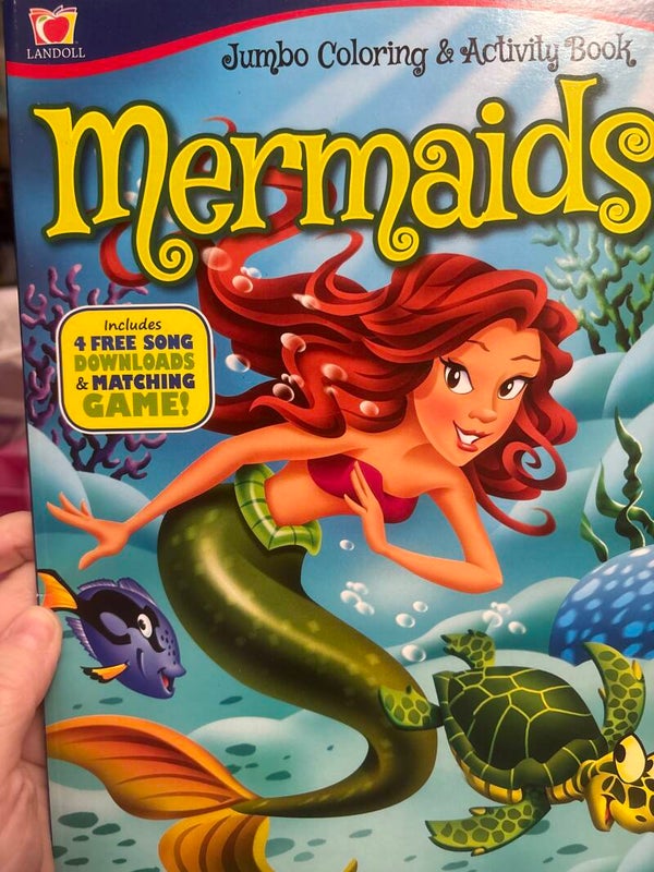 Mermaids Coloring and Activity Book