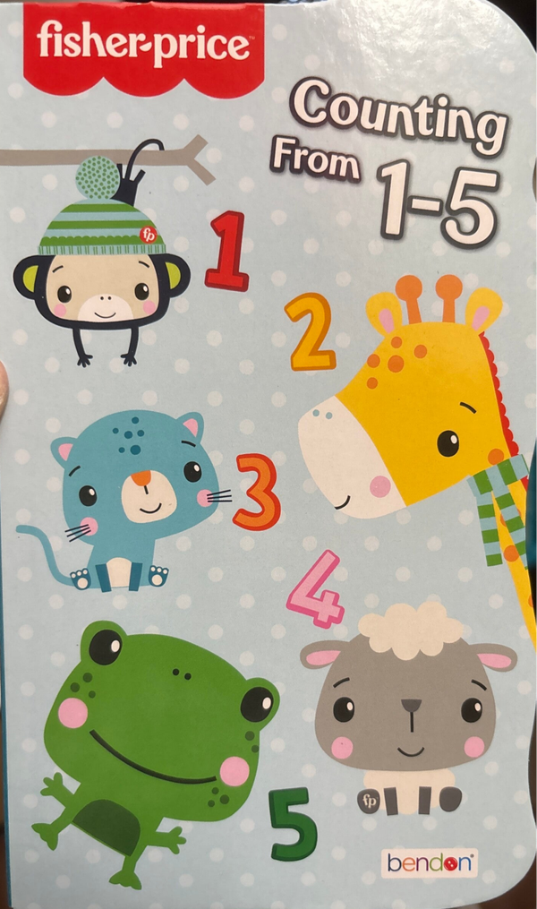 Fisher-Price Counting from 1-5 book