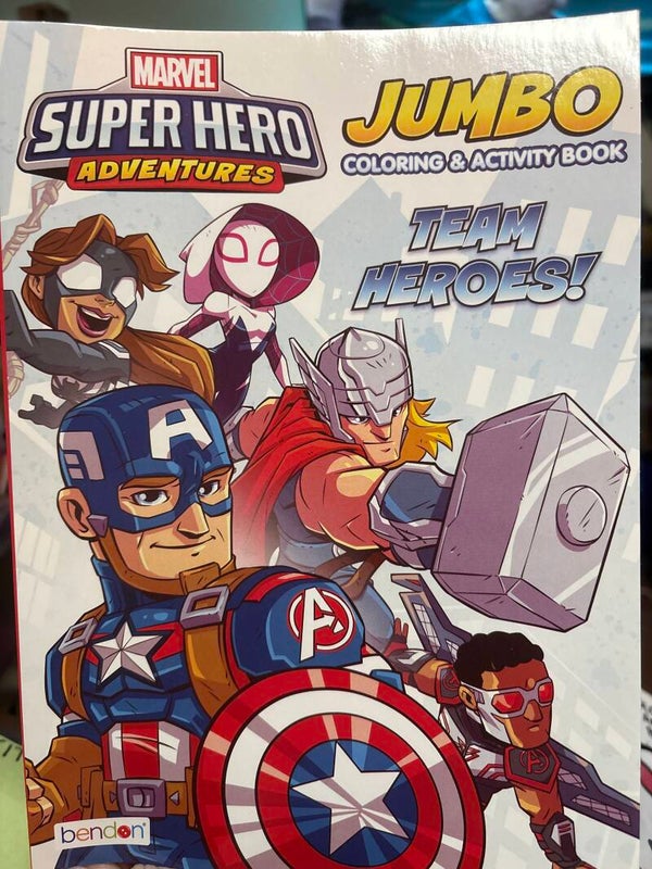 Marvel Super Hero Adventures Coloring Activity Book - Team Heroes!