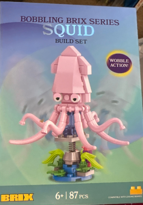 Bobbling Brix Series  - Squid Build Set