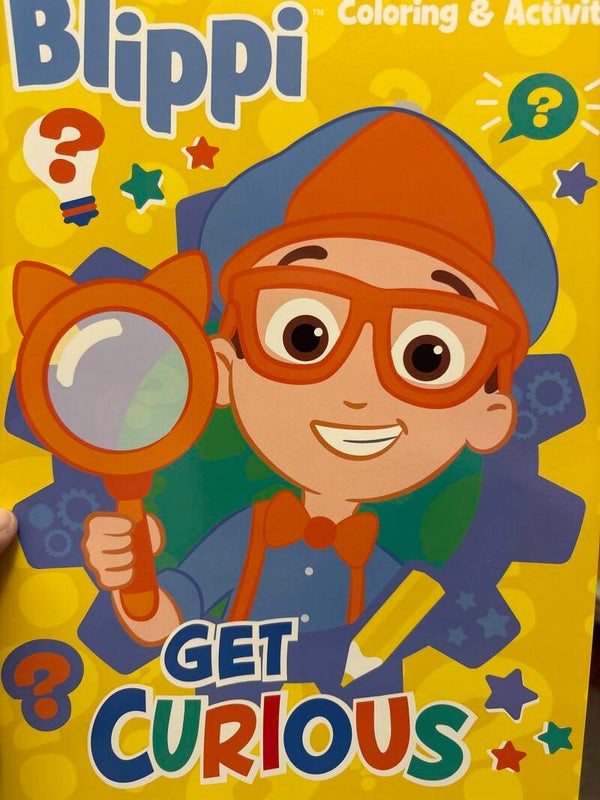 Blippi Coloring Activity Book - Get Curious