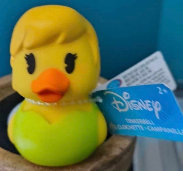 Disney Character Rubber Duck - Tinkerbell from Peter Pan