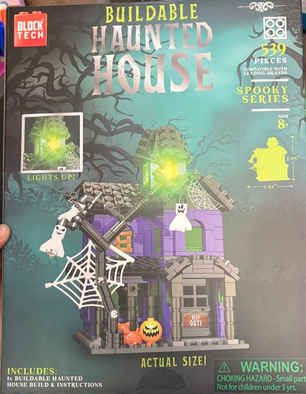 Block Tech Spooky Series Block Set - Buildable Haunted House