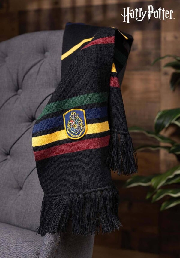 Striped Harry Potter Hogwarts Scarf