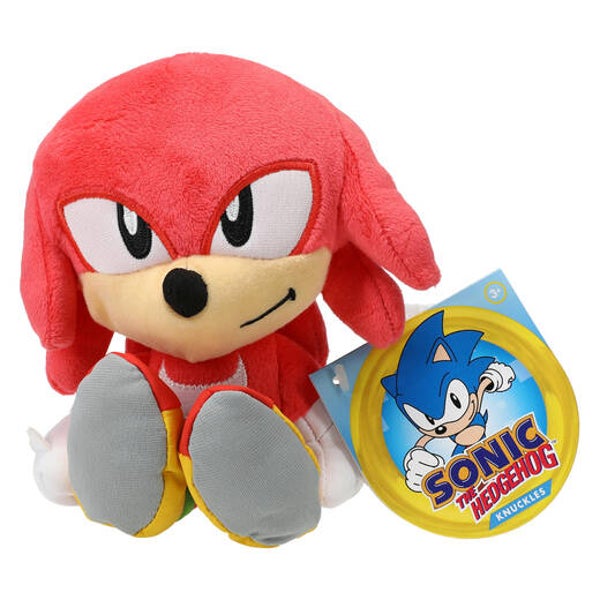 Knuckles from Sonic the Hedgehog plush toy (8 in)