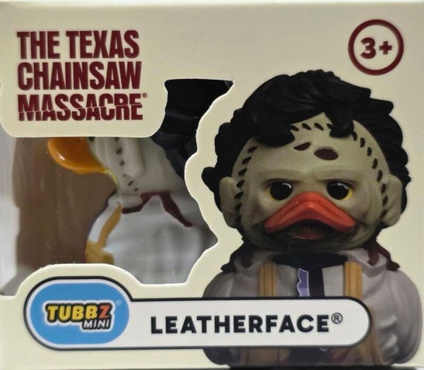 Mini TUBBZ Horror Collection Collectible Duck - Leatherface