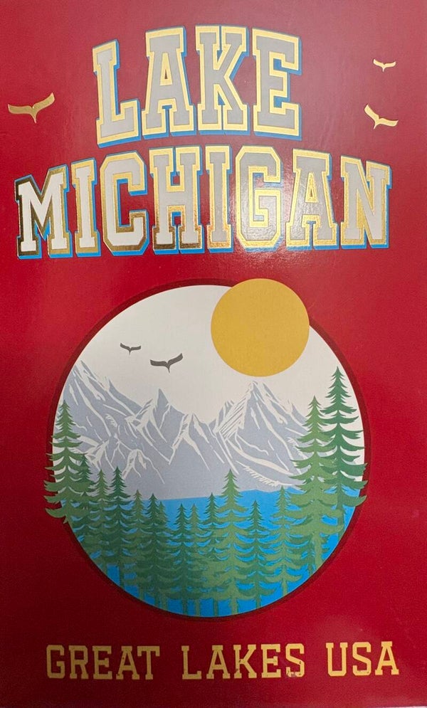 Great Lakes USA Lake Michigan Journal notebook